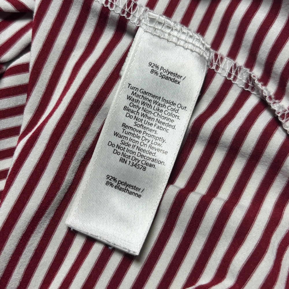 Vineyard Vines Performance Polo Shirt Men's Large‎ Red White Striped golf Shirt - Picture 7 of 7